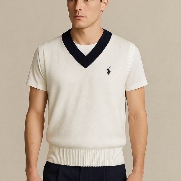 Polo by Ralph Lauren Other - Polo Ralph Lauren Cricket Sweater Vest Vintage Blue Label